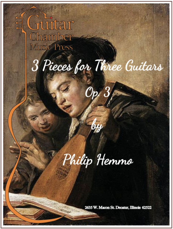 Cover of Three Pieces for Three Guitars
