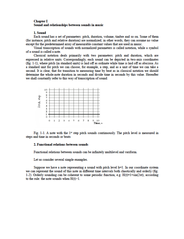 Page from Chapter 1 from Music Theory: A New Approach Introduction to Analysis of Musical Forms