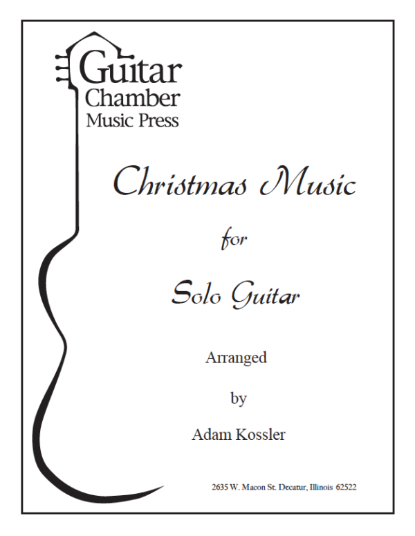 Cover of Christmas Music for Solo Guitar