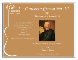 Cover of Concerto Grosso No . VI Score