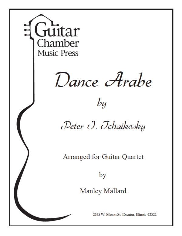 Cover of Dance Arabe Score