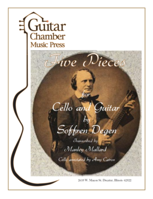 Cover of Five Pieces for Cello and Guitar