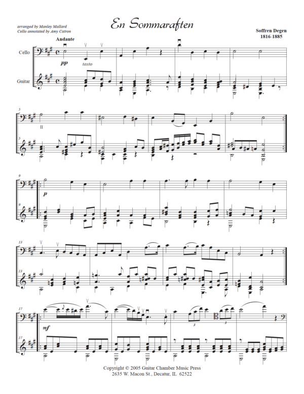 Five Pieces for Cello and Guitar - Image 2