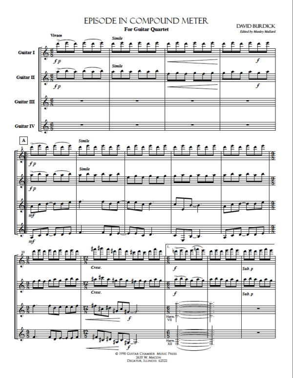 Score of Episode in Compound Meter