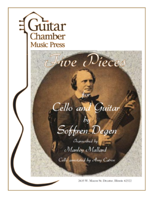 Five Pieces for Cello and Guitar