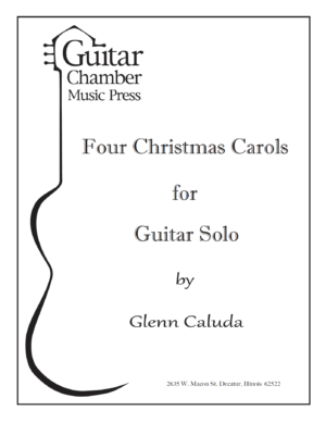 Cover of Four Christmas Carols Score