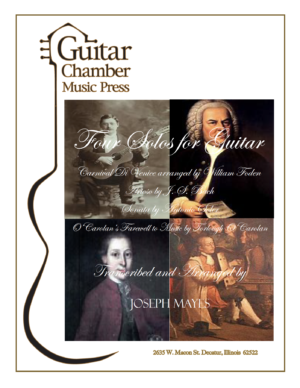 Cover of Four Solos for Guitar