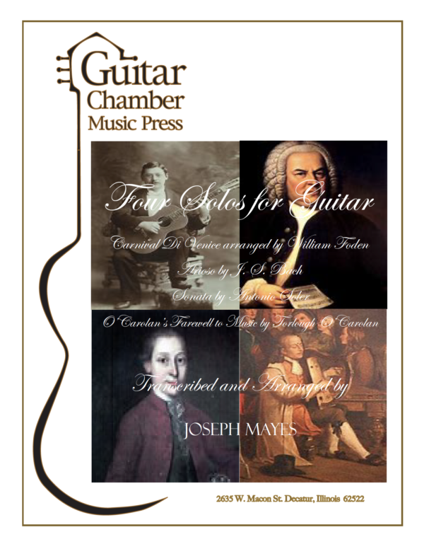 Cover of Four Solos for Guitar