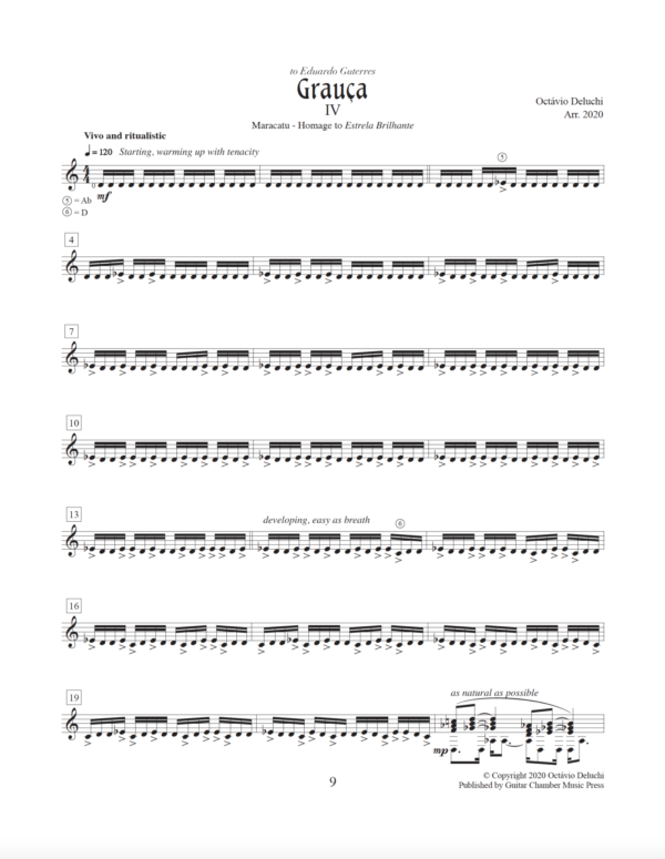 Score of Garuca