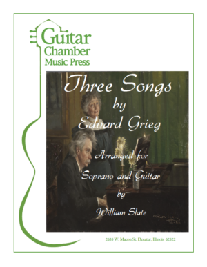 Cover of Three Songs Scores