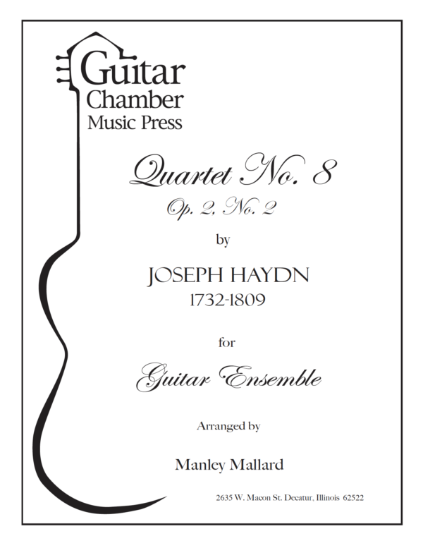 Quartet No. 8 in E major Op. 2 No. 2
