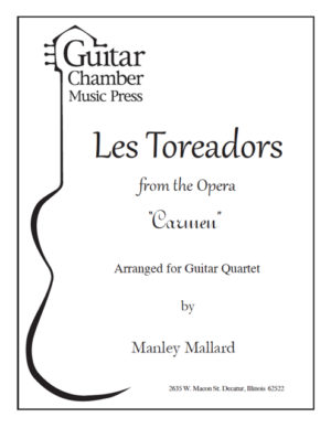 Cover of Les Toreadors Score