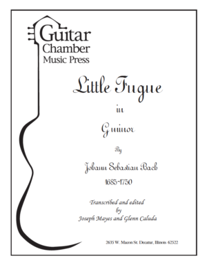 Cover of Little Fugue in G Minor Score