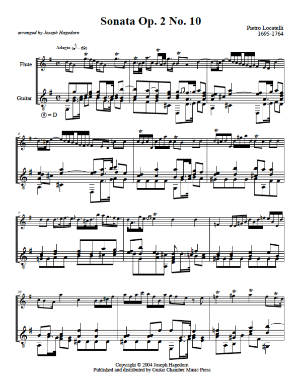 Sonata Op. 2 No. 10