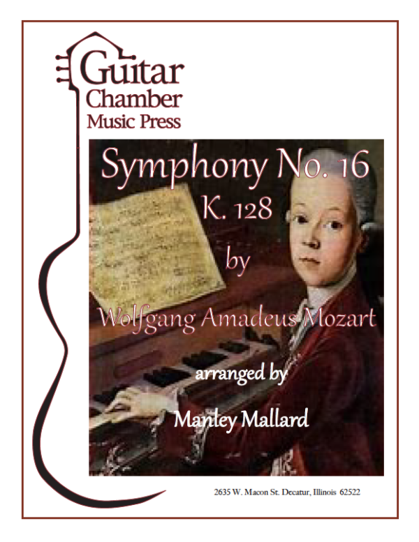 Cover of Symphony No. 16 K. 128