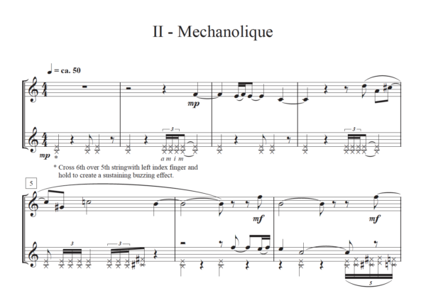 Five Pieces for Flute and Guitar - Image 3
