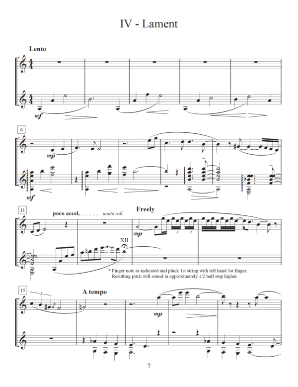 Five Pieces for Flute and Guitar - Image 5