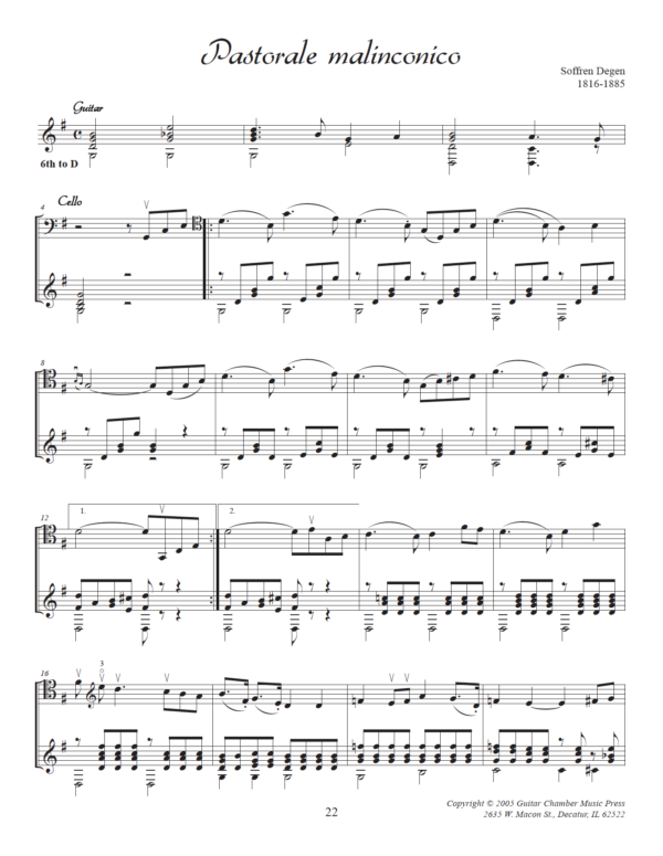 Five Pieces for Cello and Guitar - Image 5