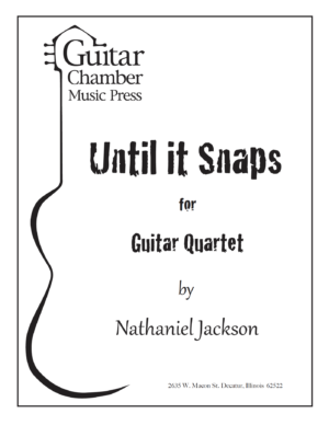 Cover of Until It Snaps Score