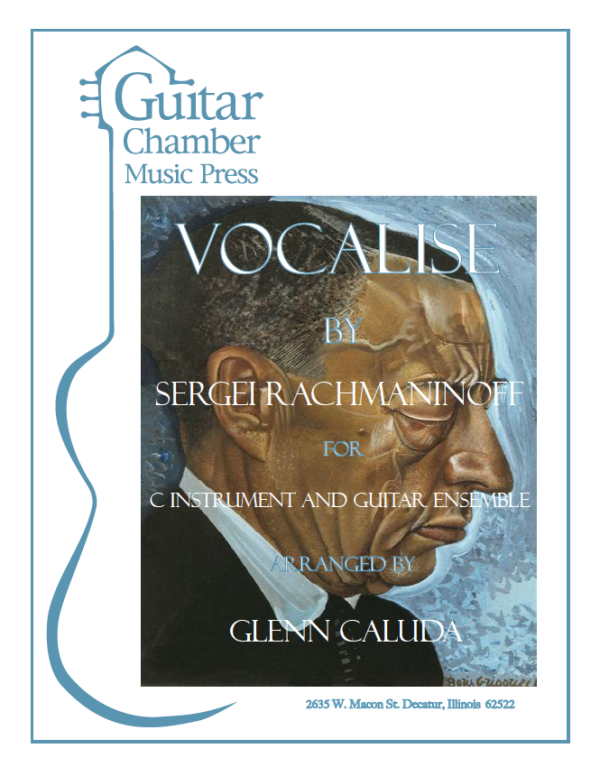 Cover of Vocalise Score