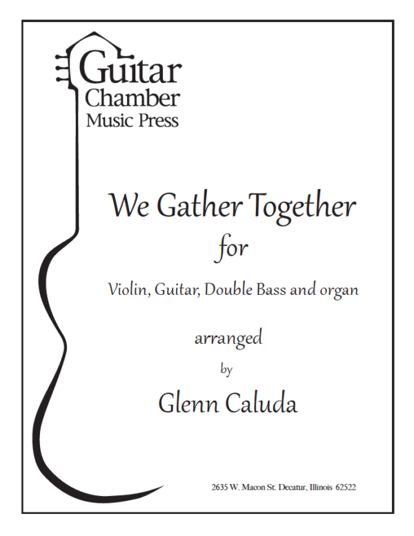 Cover of We Gather Together Score