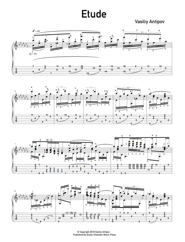 Etude (with Tab) - Image 2