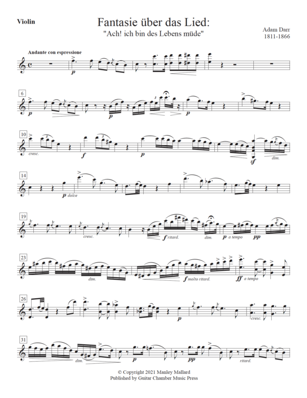 Fantasie über das Lied: "Ach! ich bin des Lebens müde" - Image 4