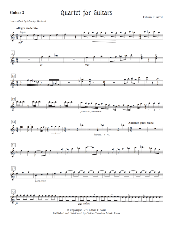 Quartet for Guitars - Image 5