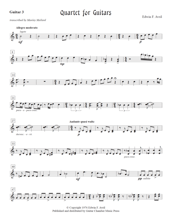Quartet for Guitars - Image 6