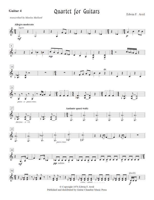 Quartet for Guitars - Image 7