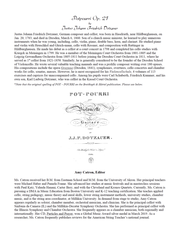 Potpourri, Op. 21 - Image 2