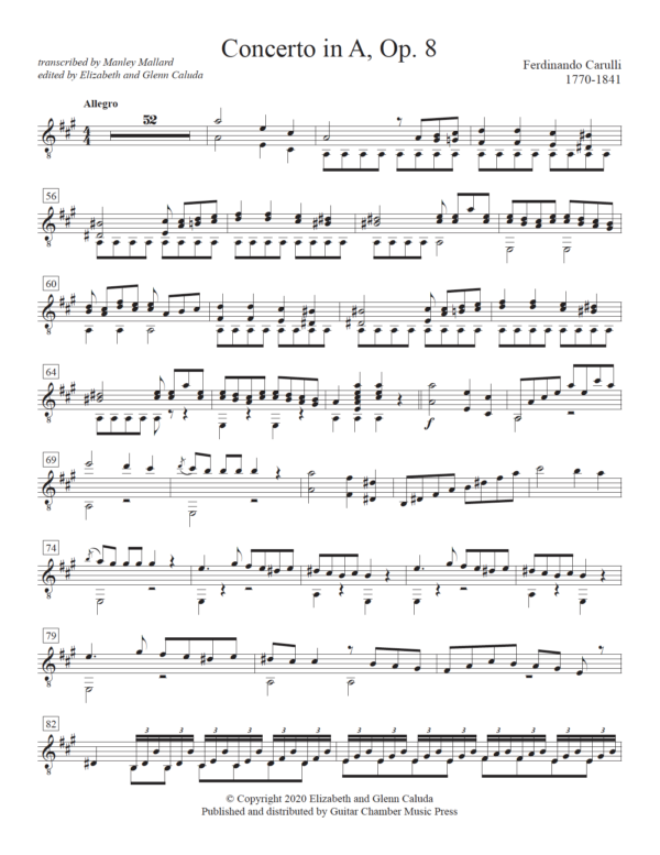 Concerto in A Major, Op. 8 - Image 5