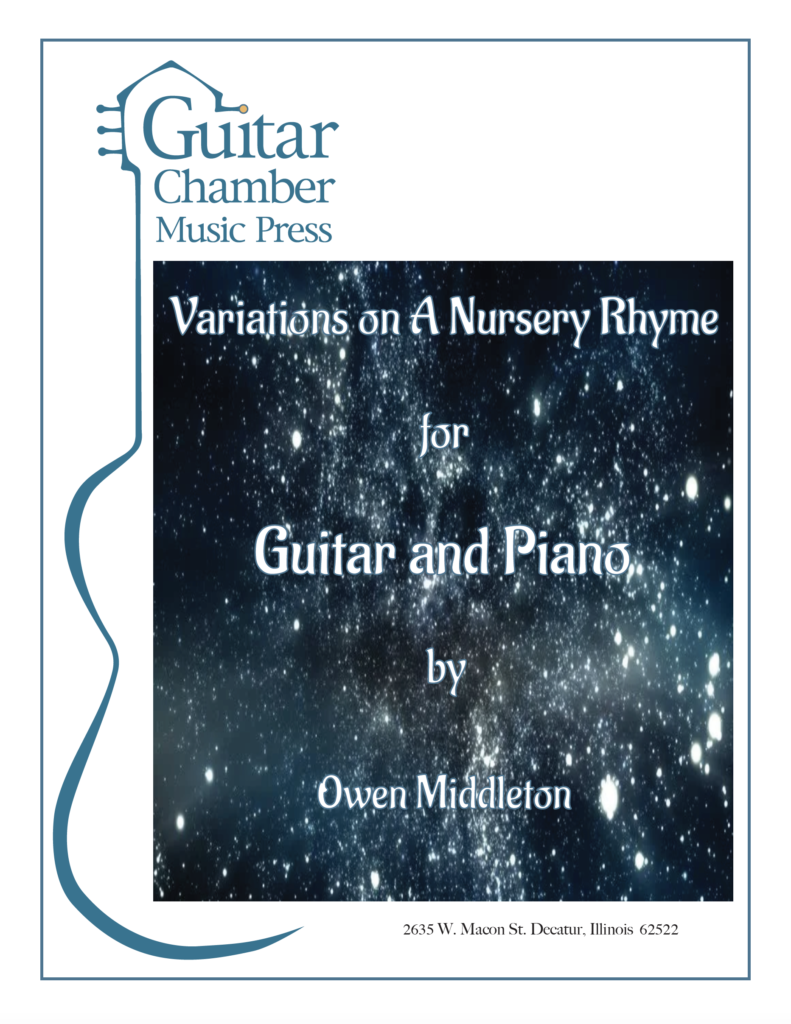 Variations on a Nursery Rhyme – Guitar Chamber Music Press
