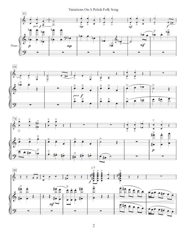Variations on a Polish Folk Song - Image 4