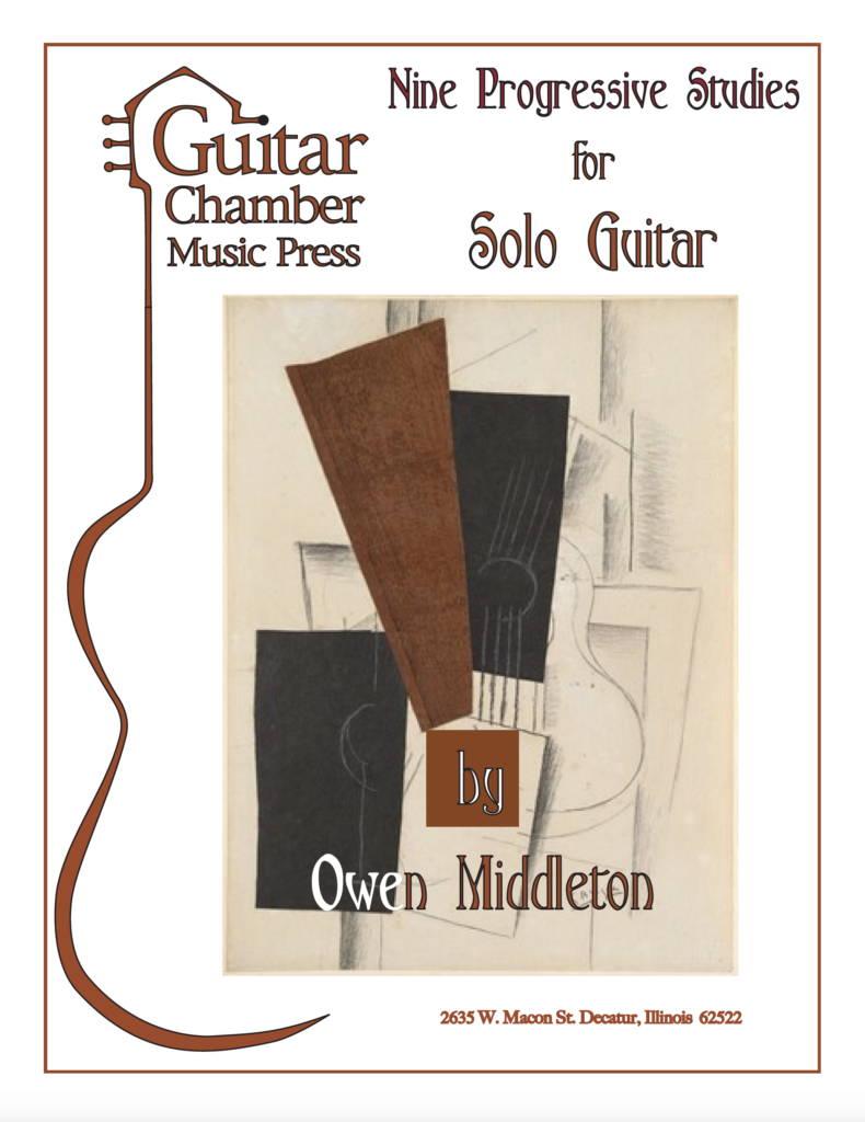 Nine Progressive Studies Guitar Chamber Music Press
