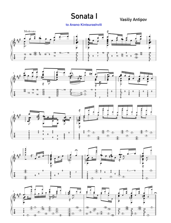 Sonata (with tab) - Image 2