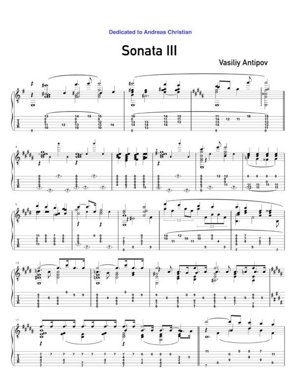 Sonata No. 3 - Image 2