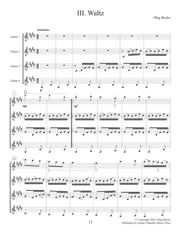 Suite for Guitar Quartet - Image 4
