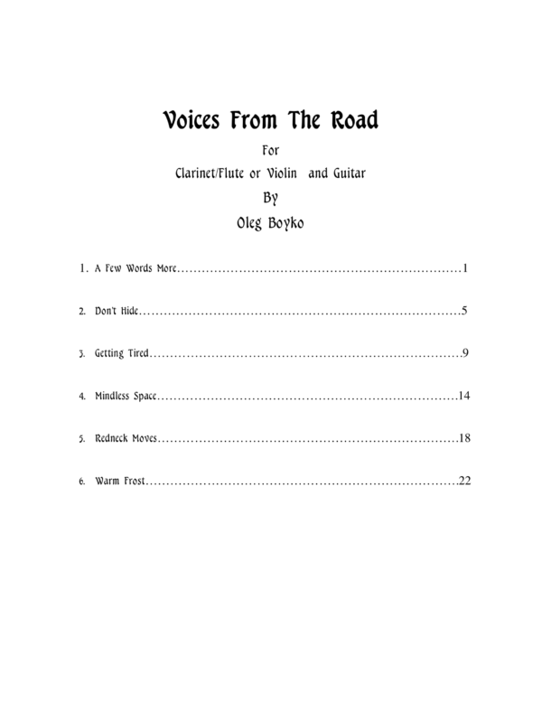 Voices From The Road - Image 2