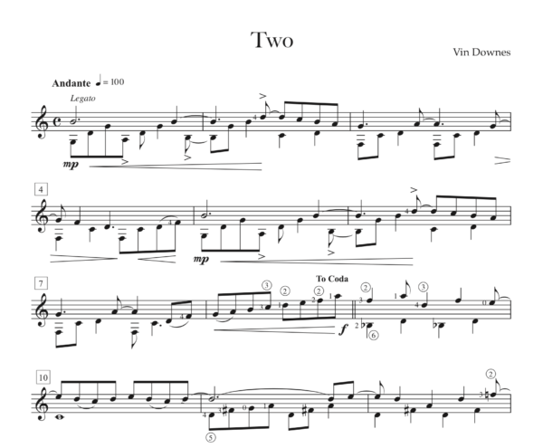 Ten Studies for Classical Guitar - Image 3