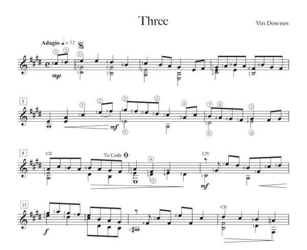 Ten Studies for Classical Guitar - Image 2