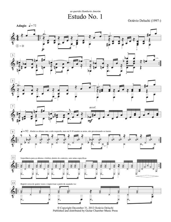 Two Pieces for Solo Guitar - Image 3