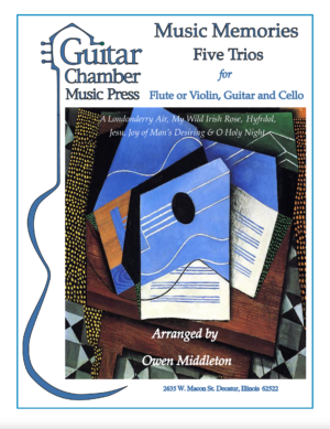 Music Memories for Flute or Violin, Guitar and Cello