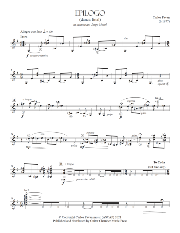 Epilogo (danza final) in memoriam J. Morel - Image 3