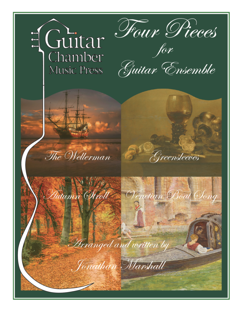 Four Pieces for Guitar Ensemble Guitar Chamber Music Press