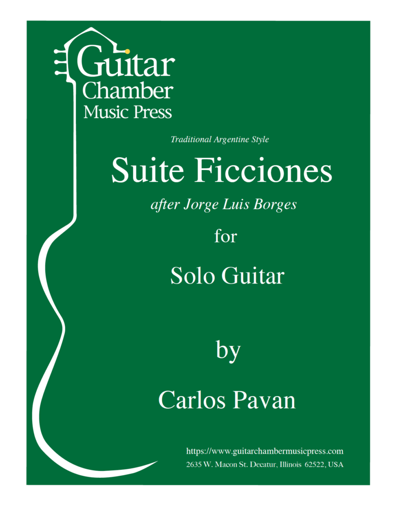 Suite Ficciones Guitar Chamber Music Press