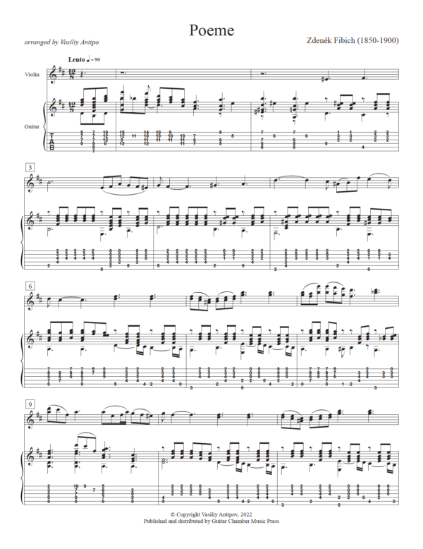 Poeme for Violin and Guitar - Image 2