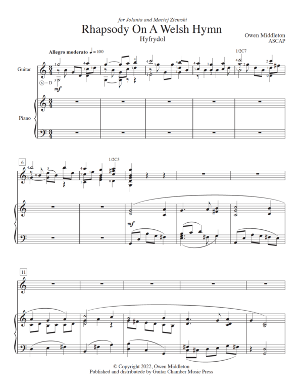 Rhapsody On A Welsh Hymn - Image 3
