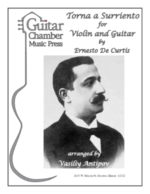 Torna a Surriento for Violin and Guitar