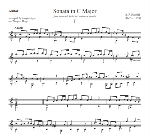 Sonata in C Major for Cello or Bass and Guitar - Image 10